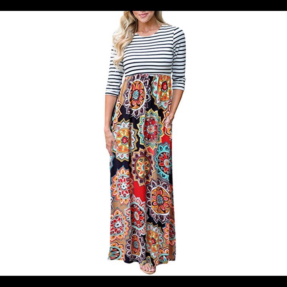 Women’s dress stripes florals
